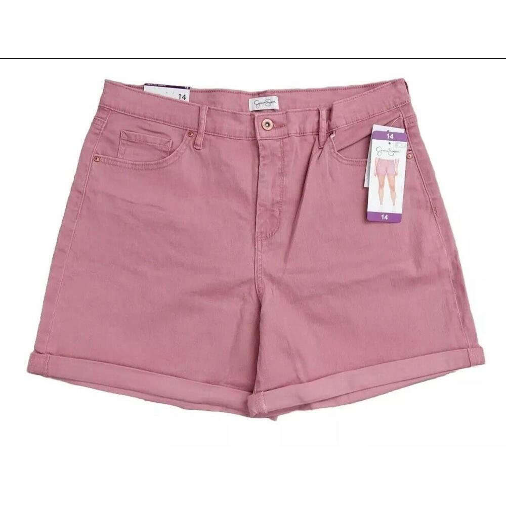 Jessica Simpson Women's/Juniors Bottoms Roll Cuff Denim Shorts Size 14  AL11